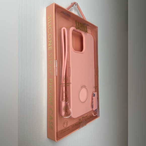 COPY - Sarina Silicone Strap Phone Case,For IPhone 13 Pro Max and IPhone 12 Pro… - Picture 2 of 9